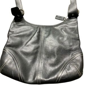 VINTAGE COACH 9549 SOHO SLIM HIPPIE
CROSSBODY BAG BLACK LEATHER